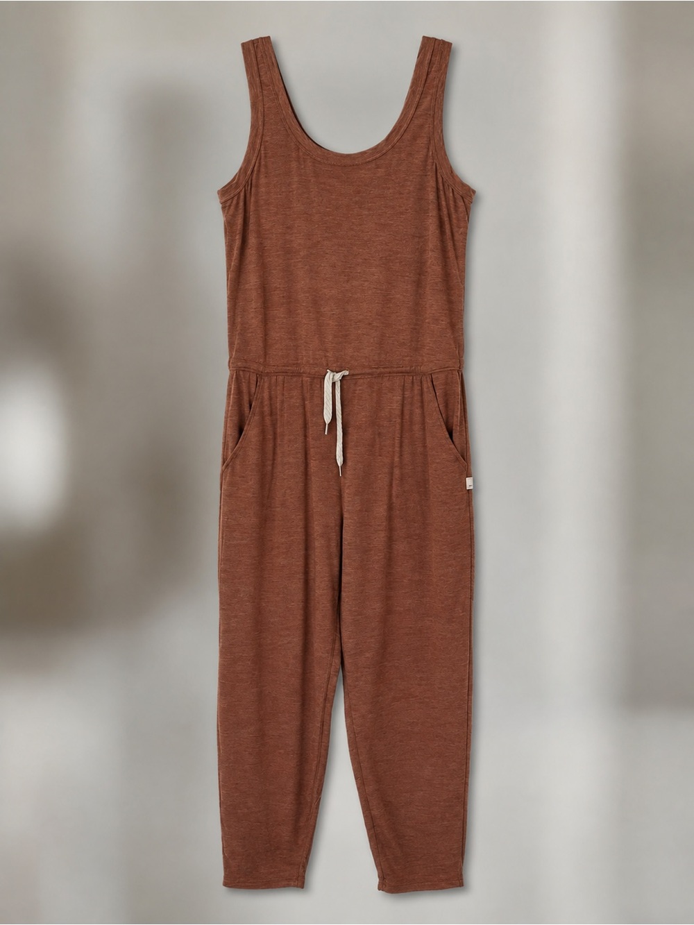 VUORI Lux Harem Jumpsuit VW458 Rust Brown Lounge Activewear - Picture 3 of 6